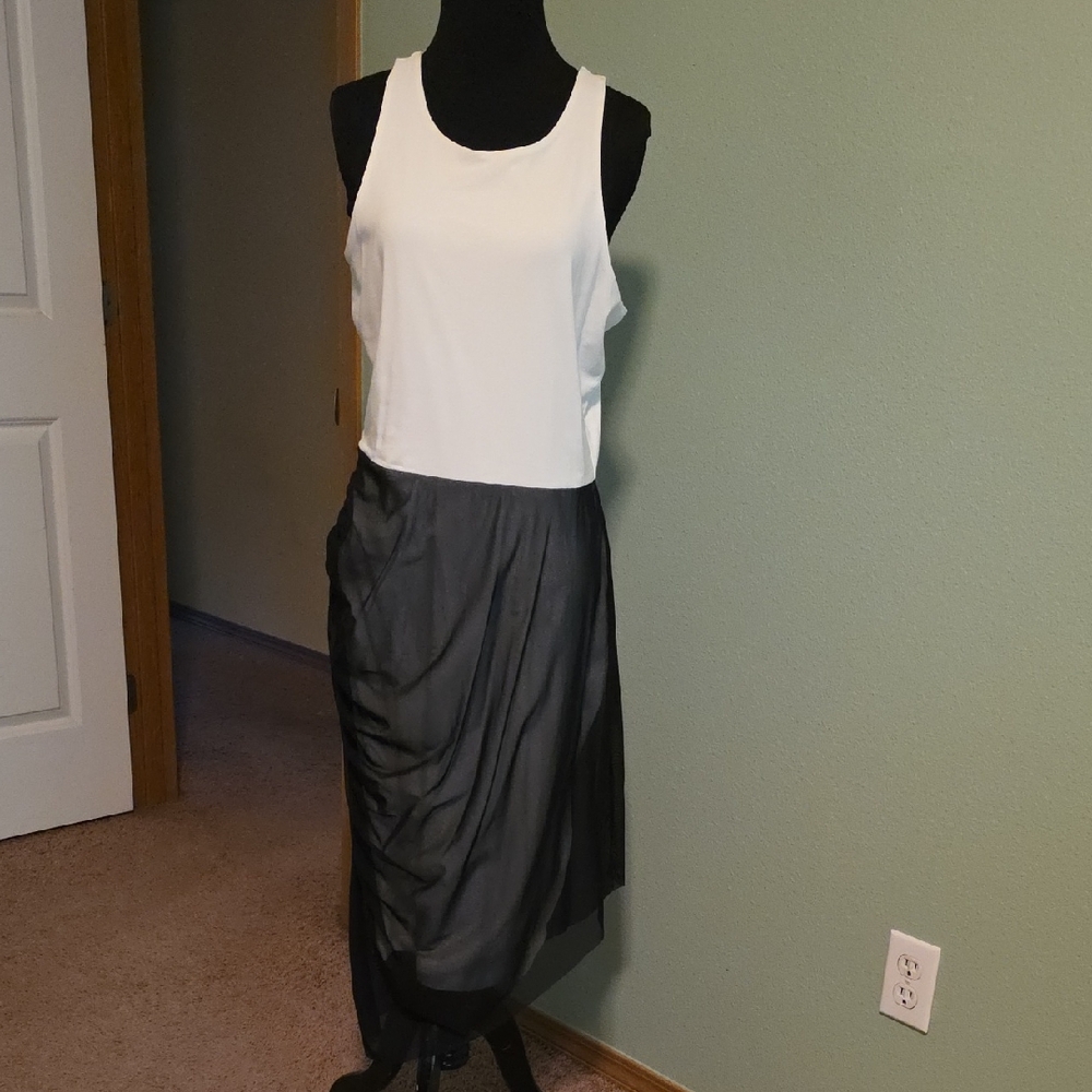 DKNY Black Asymmetrical Skirt